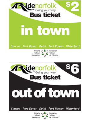 Ride Norfolk Sample Tickets